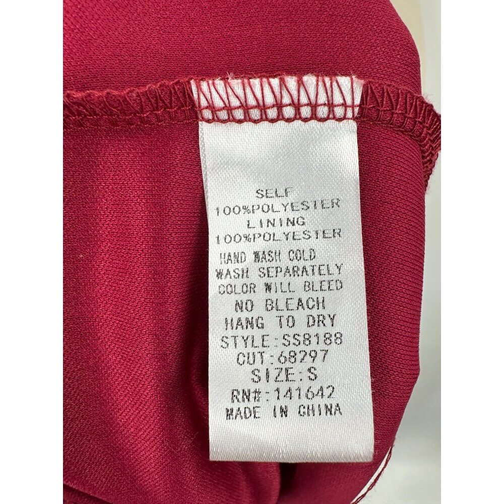 She + Sky Ruby Red Sequin Romper With Long Sleeve… - image 7